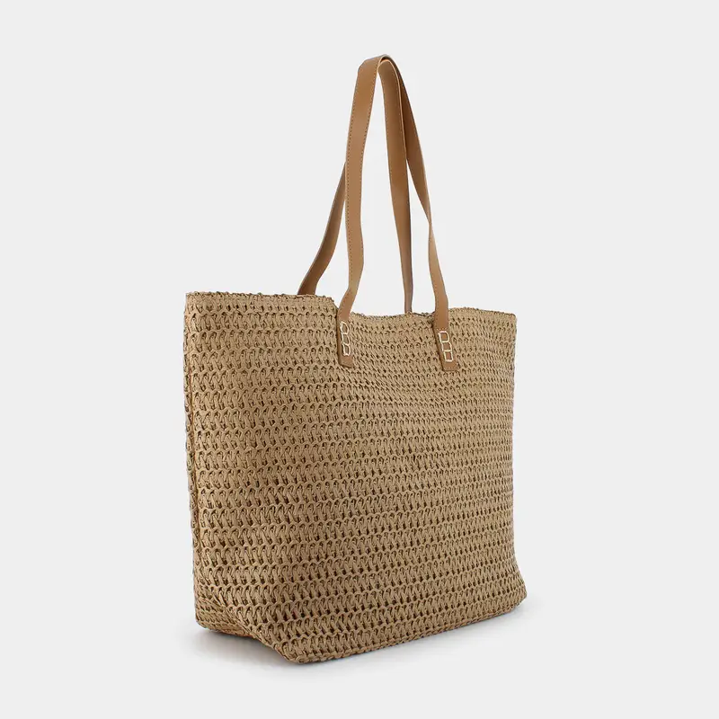 Borsa Mare Sheen da Donna, beige miniatura 2