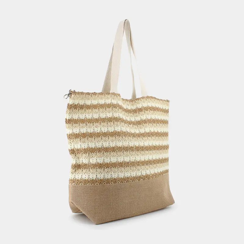 Borsa Mare Sheen da Donna, beige miniatura 2