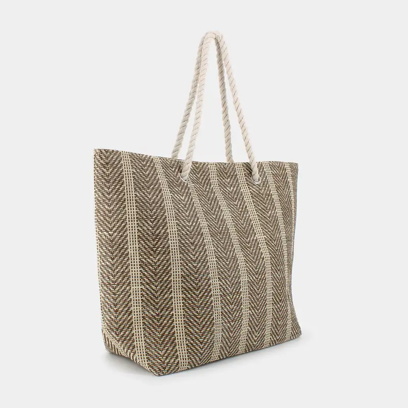 Borsa Mare Sheen da Donna, beige miniatura 2