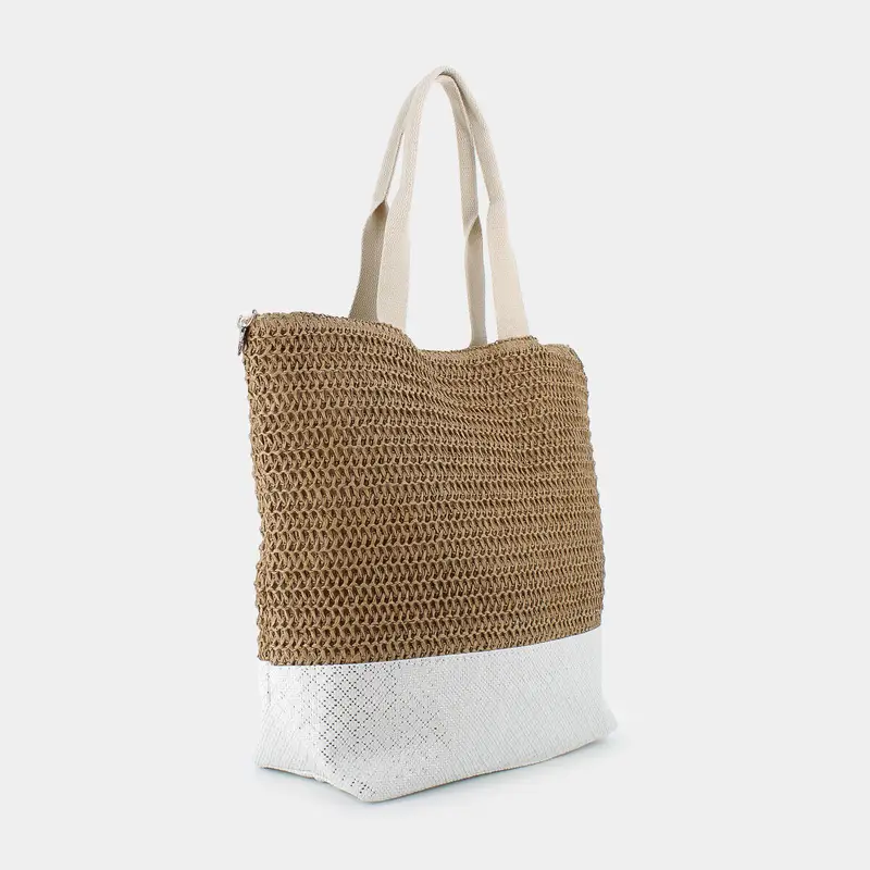 Borsa Mare Sheen da Donna, beige miniatura 2