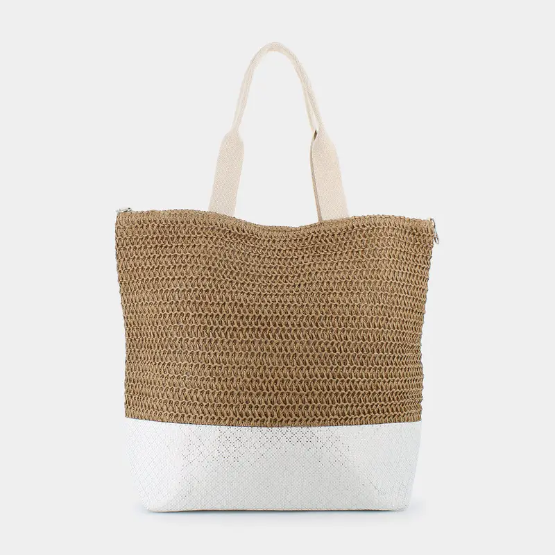 Borsa Mare Sheen da Donna, beige