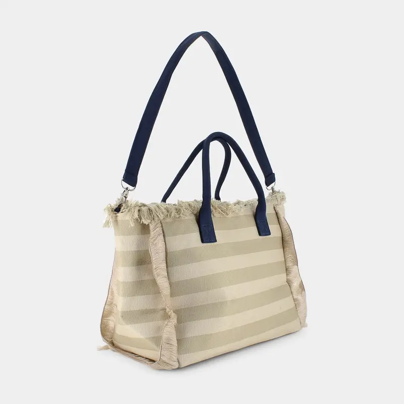 Borsa Mare Sheen da Donna, beige miniatura 2