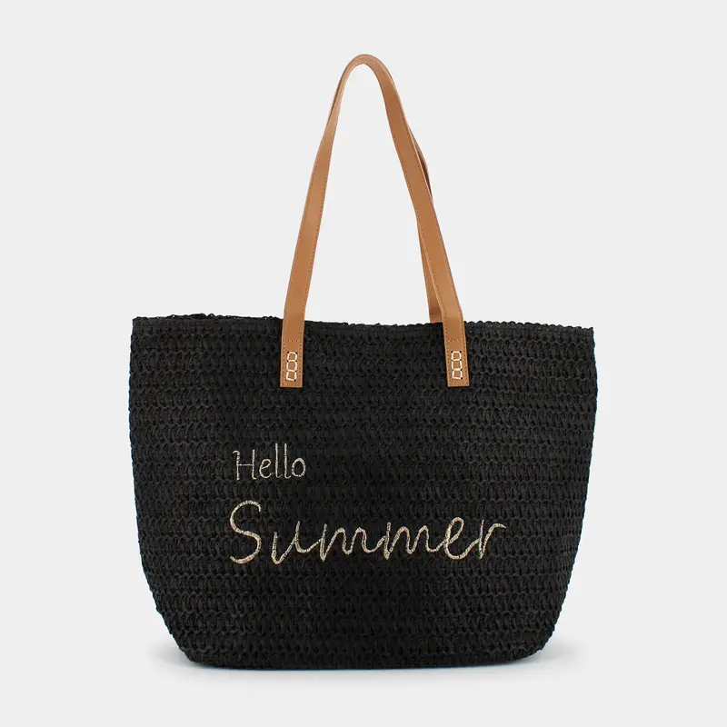 Borsa Mare Sheen da Donna, nero