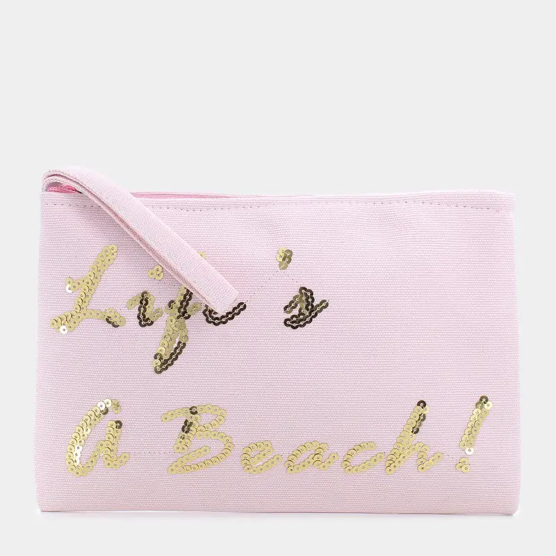 Borsa Mare Sheen da Donna, rosa