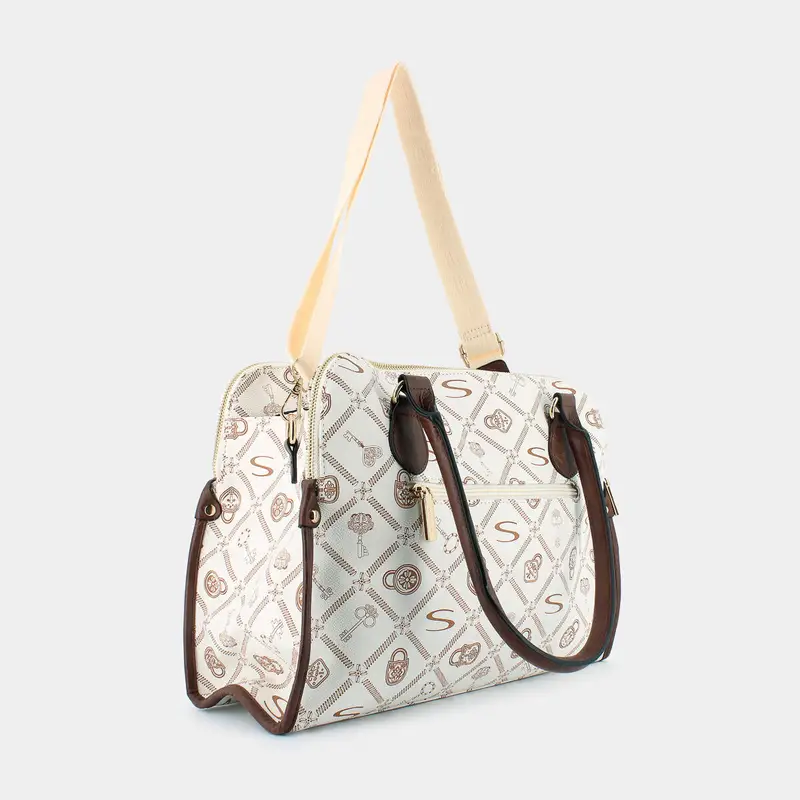 Borse Sheen da Donna, beige miniatura 2