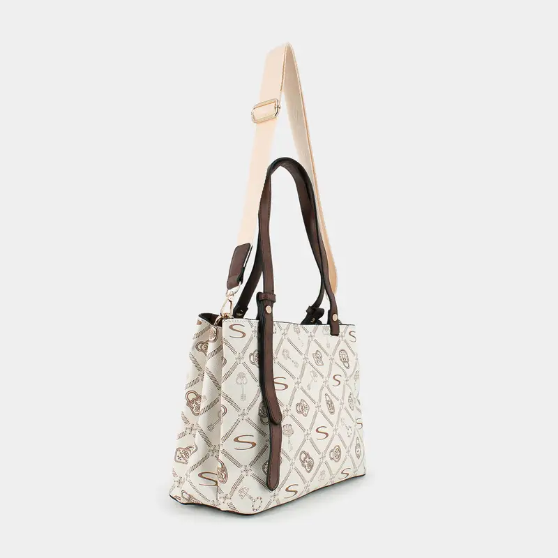 Borse Sheen da Donna, beige miniatura 2