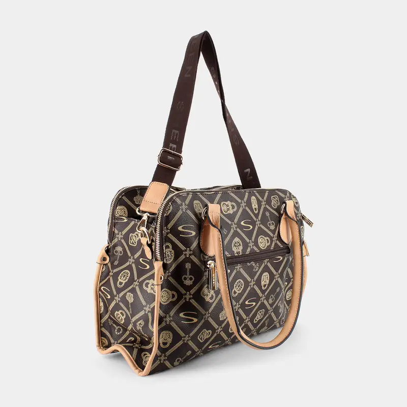 Borse Sheen da Donna, marrone miniatura 2