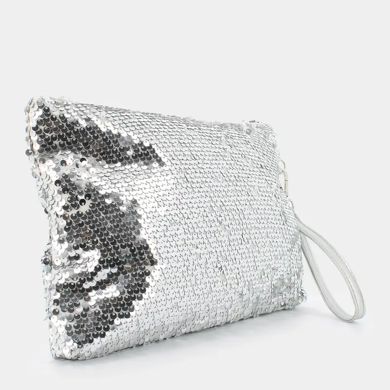 SHEEN Clutch Donna Argento 2963453 miniatura 2