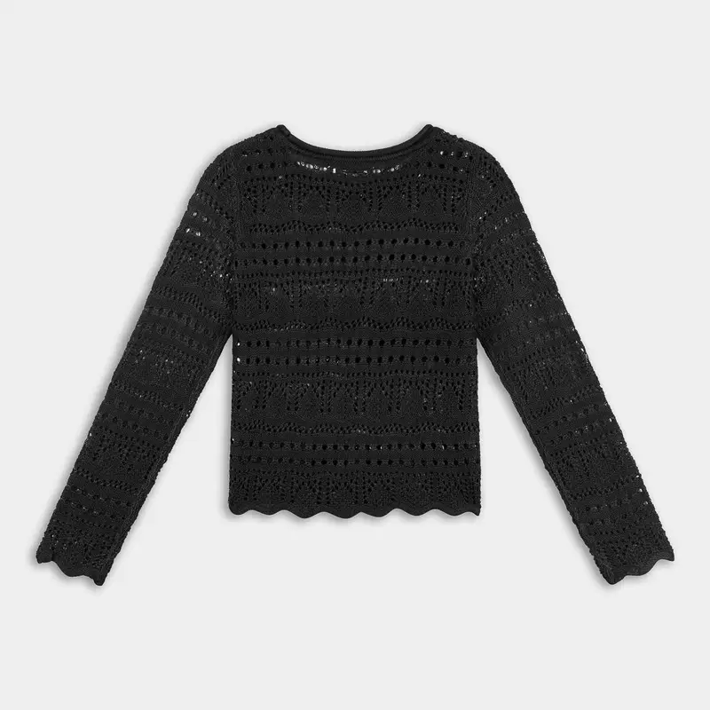 SHEEN Felpe Donna Nero 2501881 miniatura 2