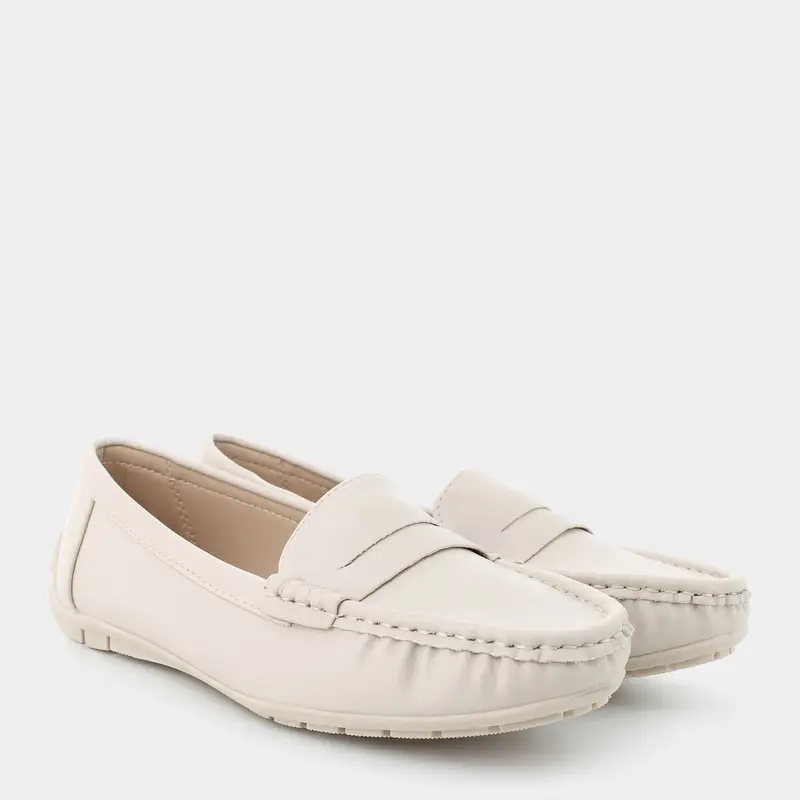 SHEEN Mocassini Donna Beige 2504582 miniatura 2