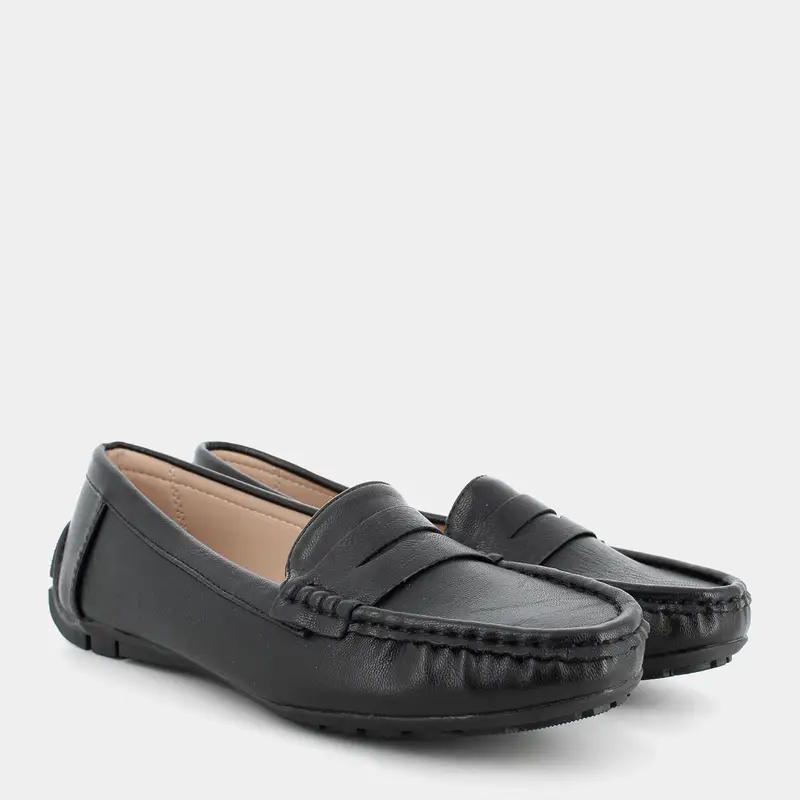 SHEEN Mocassini Donna Nero 2504926 miniatura 2