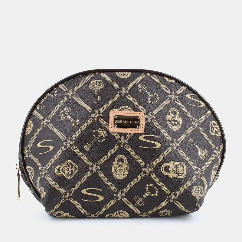 Necessaire Sheen da Donna, marrone