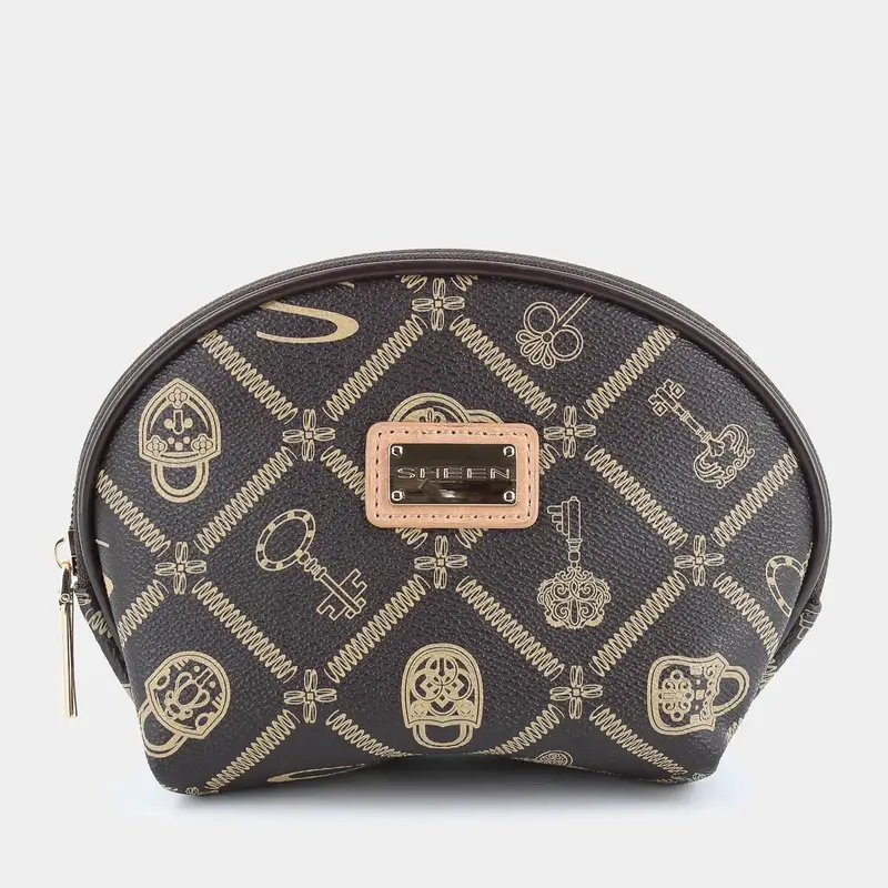 Necessaire Sheen da Donna, marrone