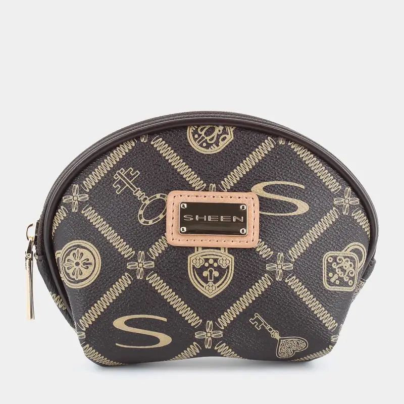 Necessaire Sheen da Donna, marrone