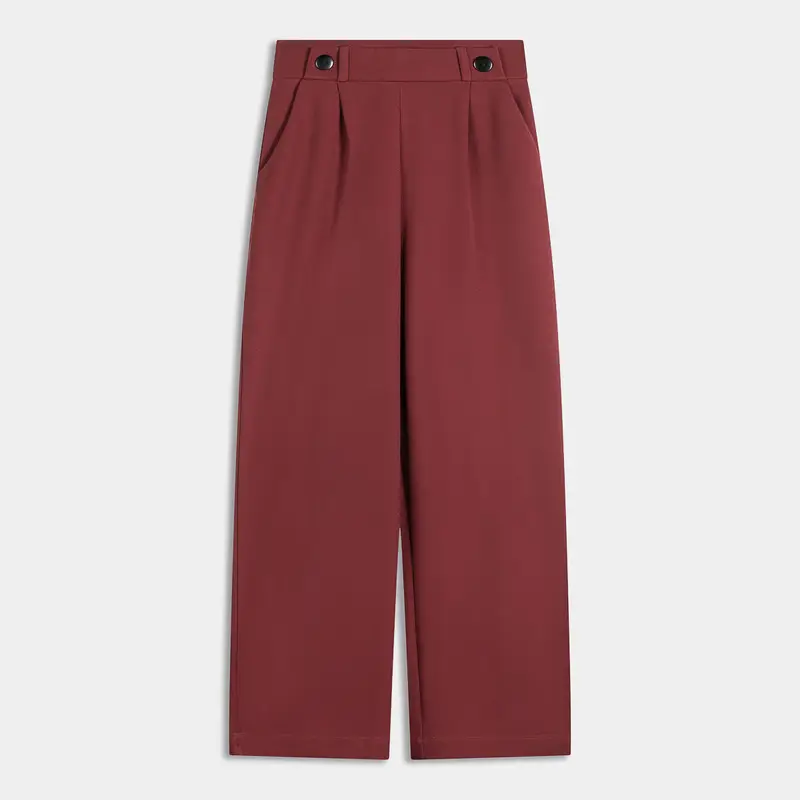 Pantaloni Sheen da Donna, bordeaux