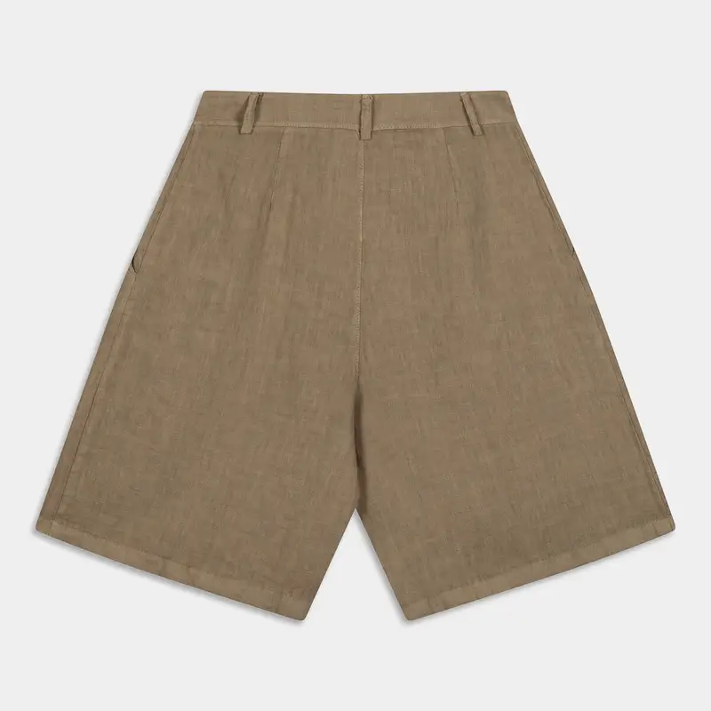 Pantaloni Sheen da Donna, marrone miniatura 2