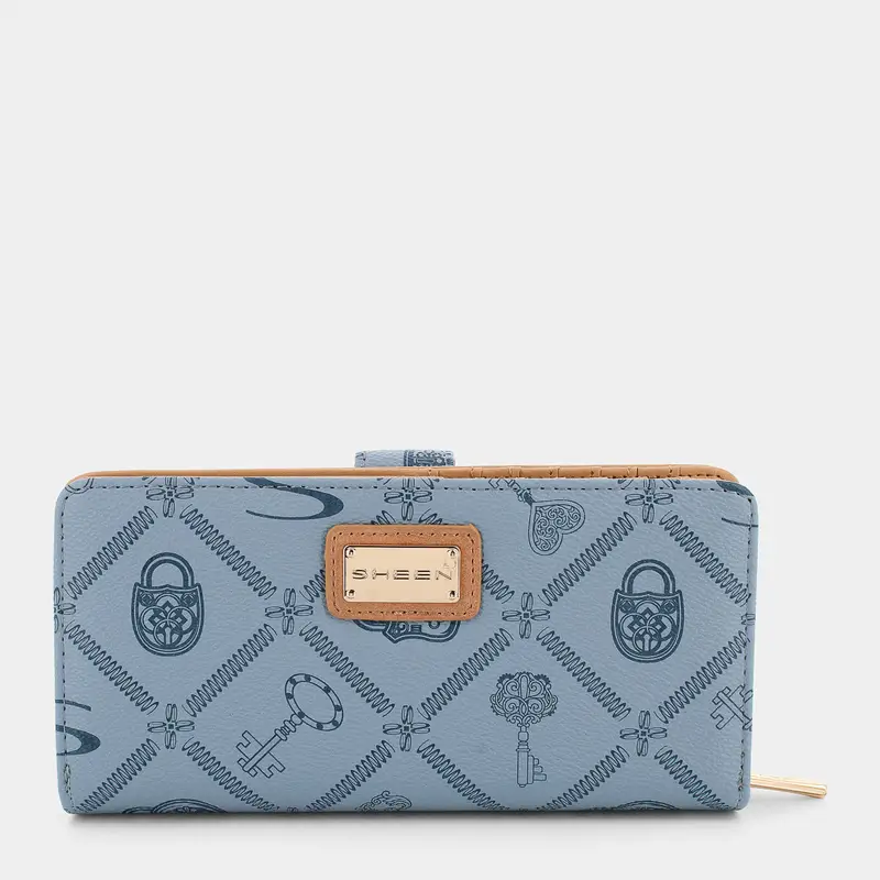Portafoglio Sheen da Donna, azzurro