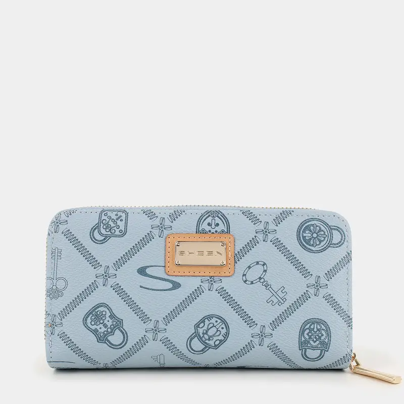 Portafoglio Sheen da Donna, azzurro