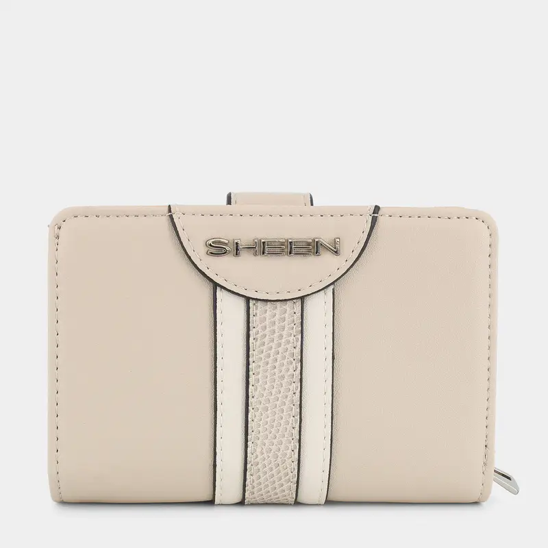 Portafoglio Sheen da Donna, beige