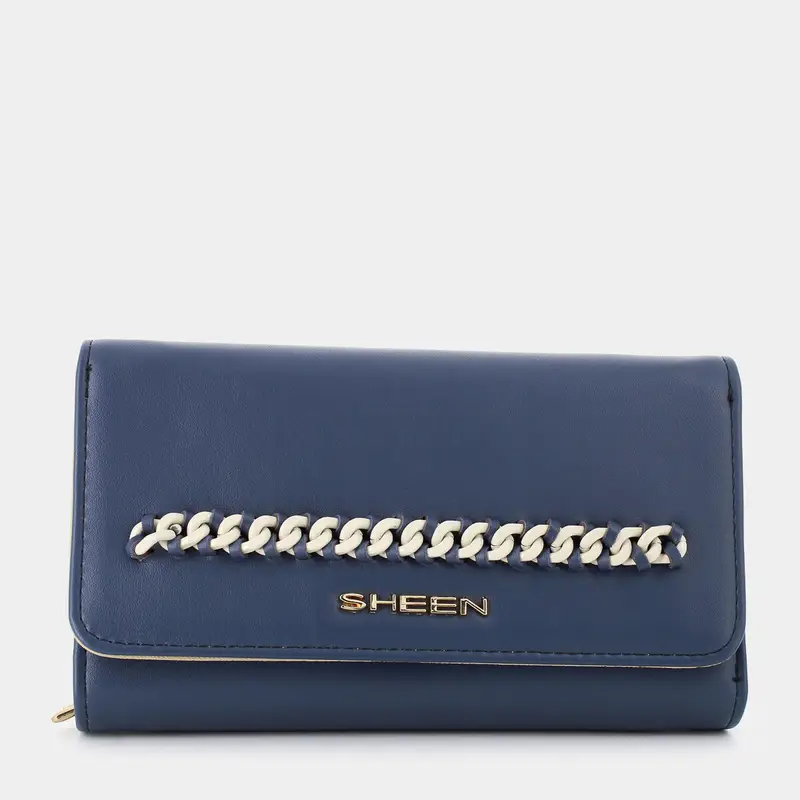 Portafoglio Sheen da Donna, blu
