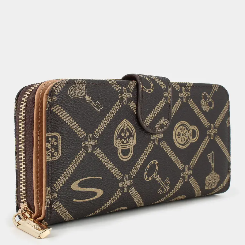 Portafoglio Sheen da Donna, marrone miniatura 2