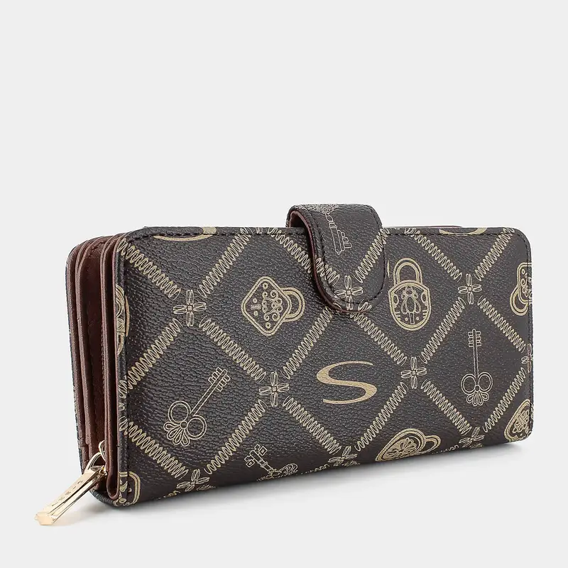 Portafoglio Sheen da Donna, marrone miniatura 2