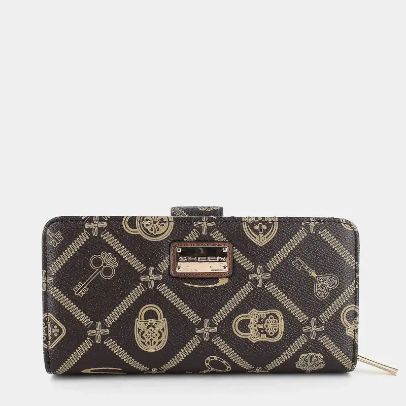 Portafoglio Sheen da Donna, marrone