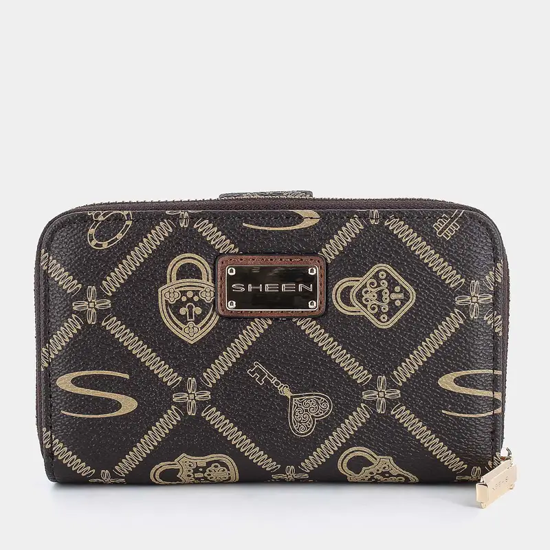 Portafoglio Sheen da Donna, marrone