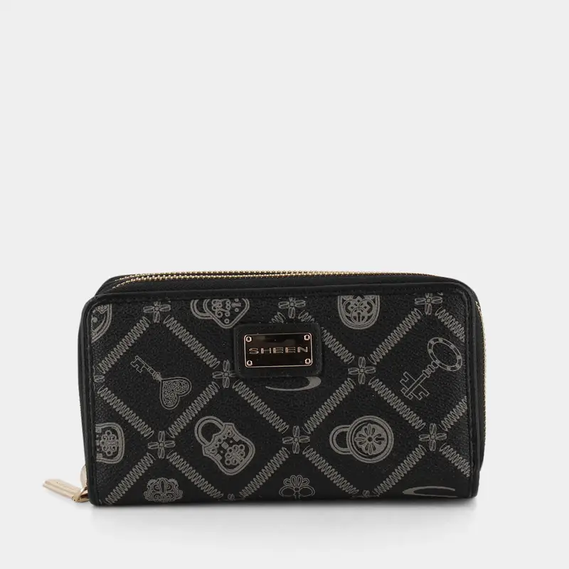 Portafoglio Sheen da Donna, nero