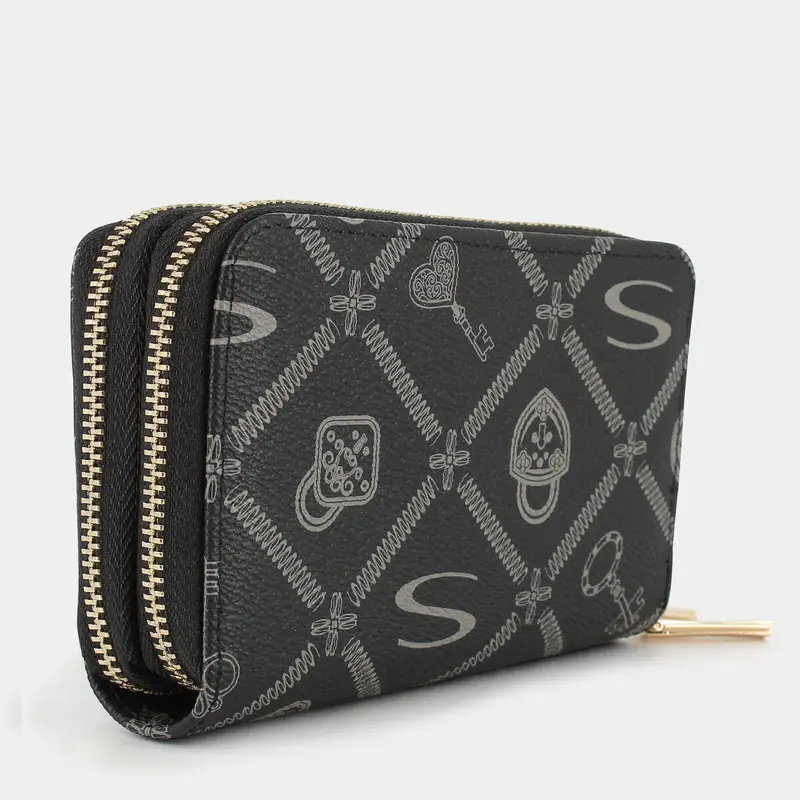 Portafoglio Sheen da Donna, nero miniatura 2