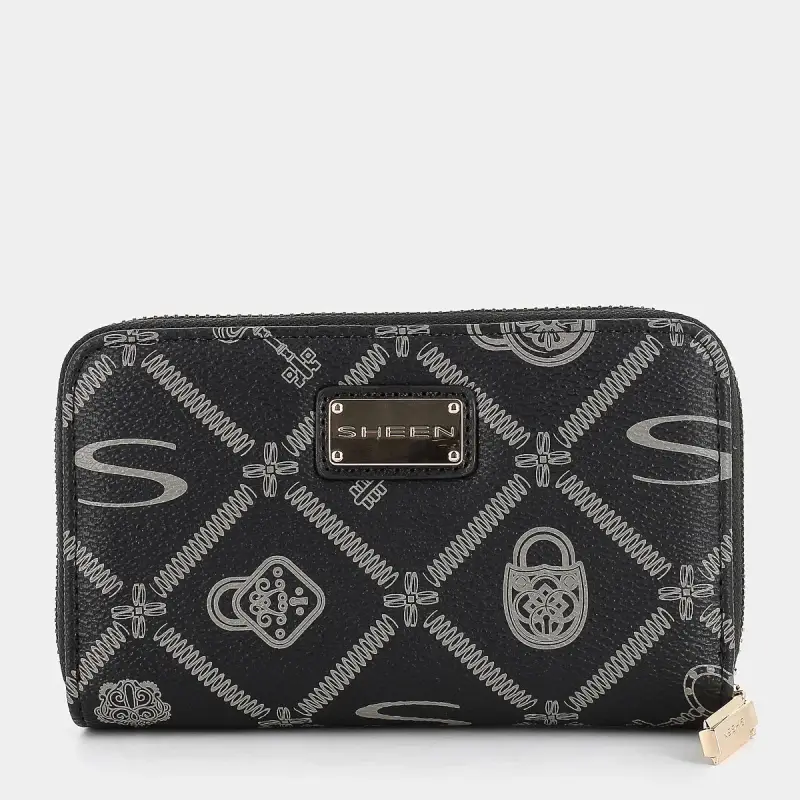 Portafoglio Sheen da Donna, nero