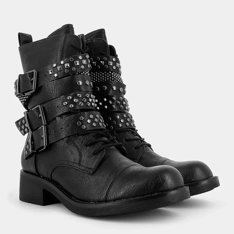 SHEEN Scarponcini Donna Nero 3221516 miniatura 2