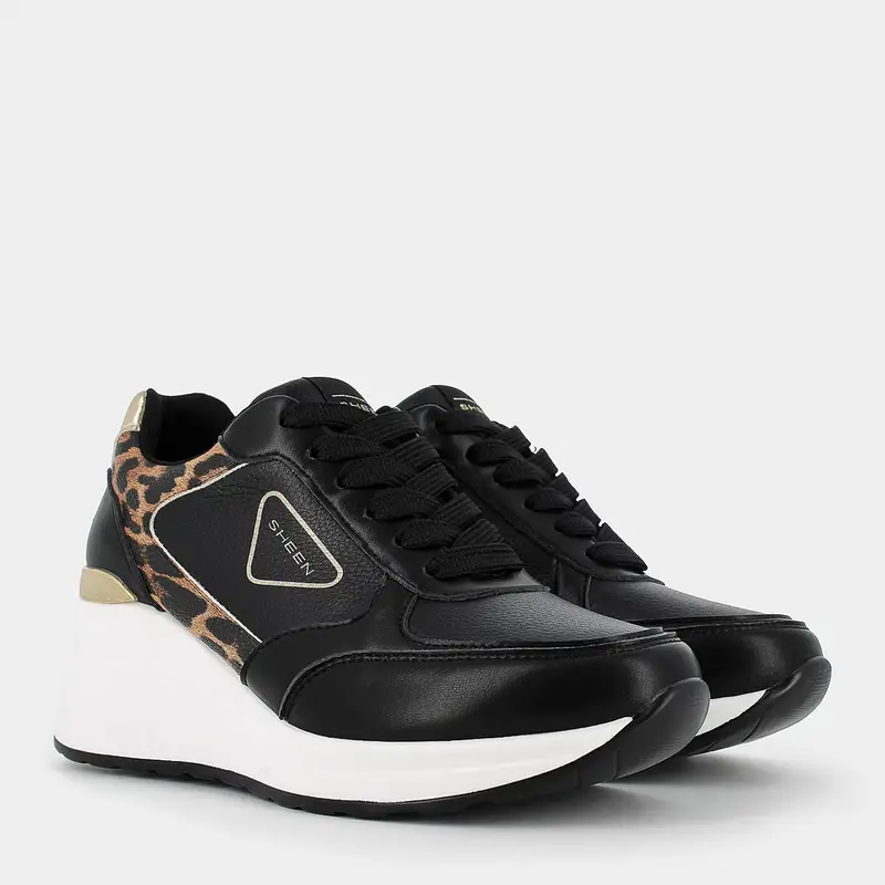 Sneakers Sheen da Donna, nero miniatura 2