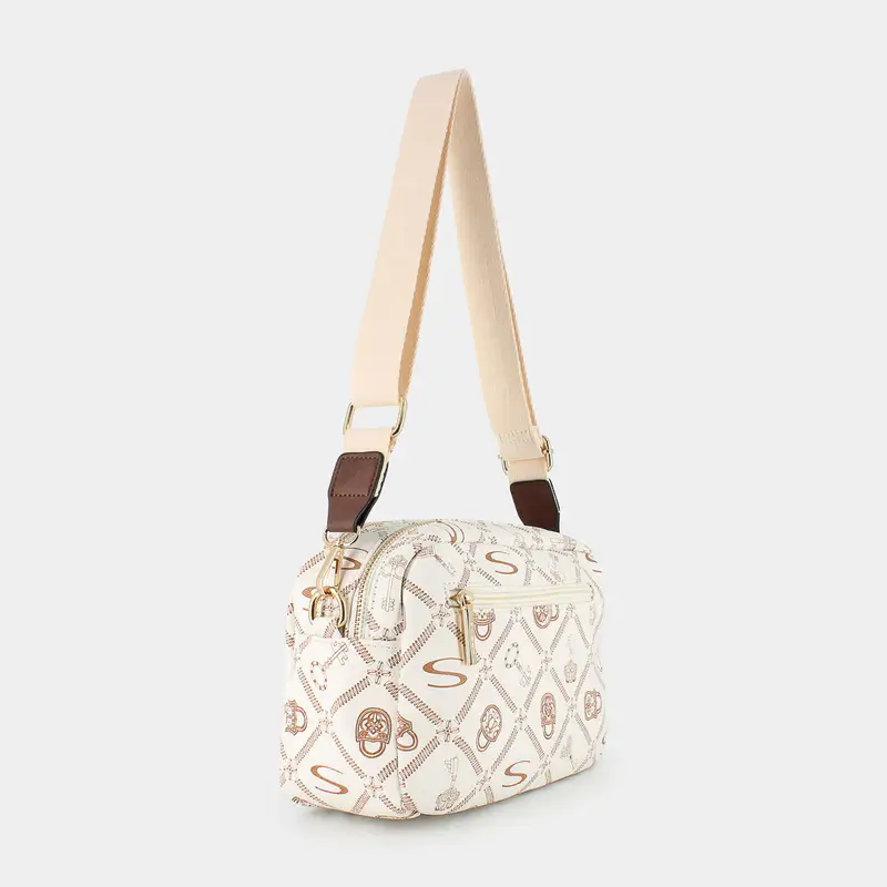 Tracolle Sheen da Donna, beige miniatura 2