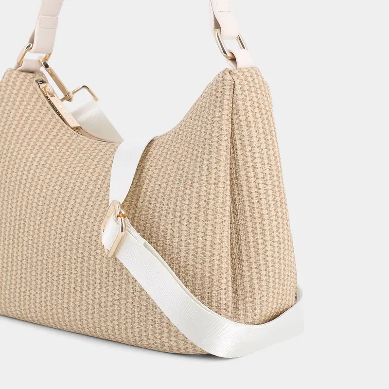 Tracolle Sheen da Donna, beige miniatura 2