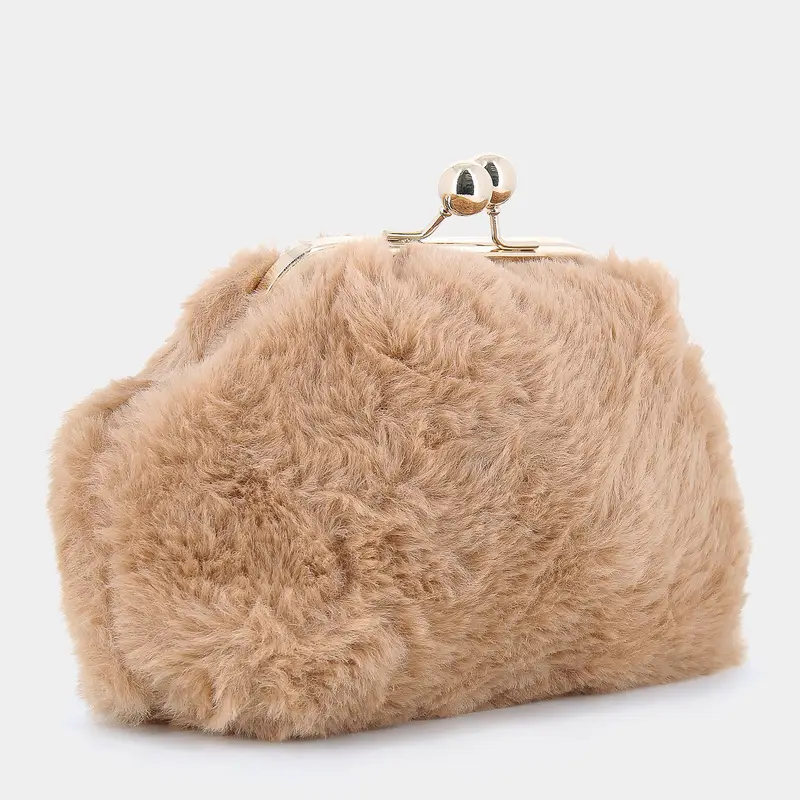 Tracolle Sheen da Donna, beige miniatura 2