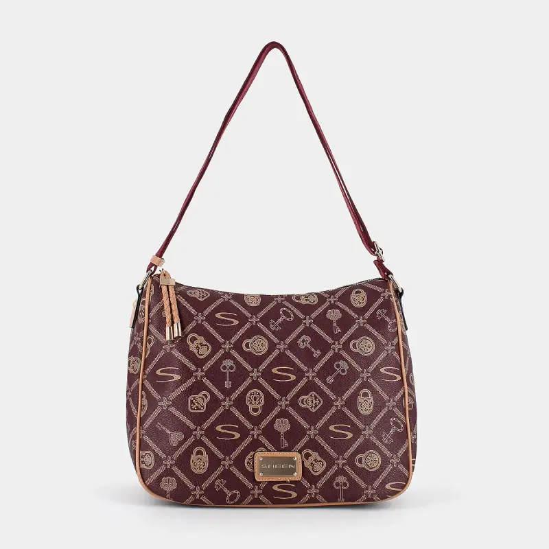 Tracolle Sheen da Donna, bordeaux