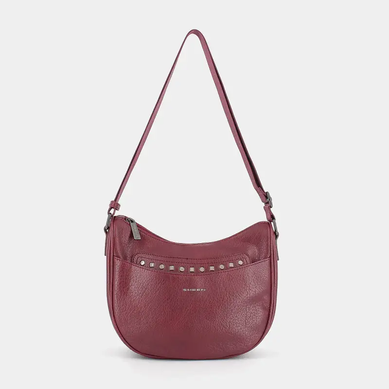 Tracolle Sheen da Donna, bordeaux
