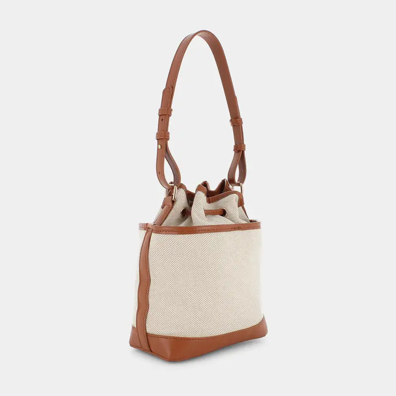 Tracolle Sheen da Donna, marrone miniatura 2