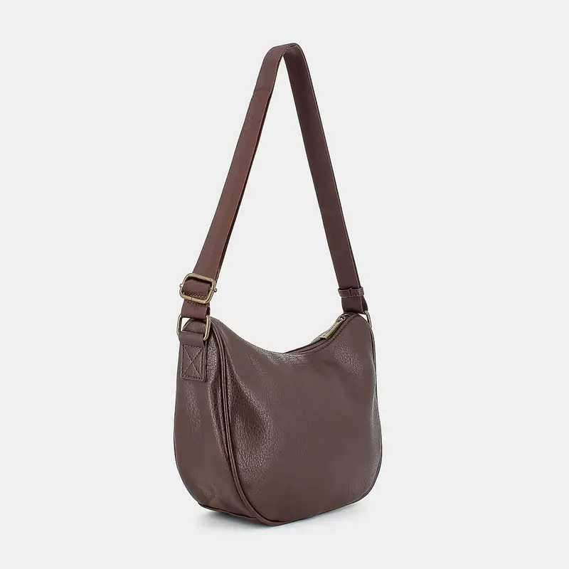 Tracolle Sheen da Donna, marrone miniatura 2