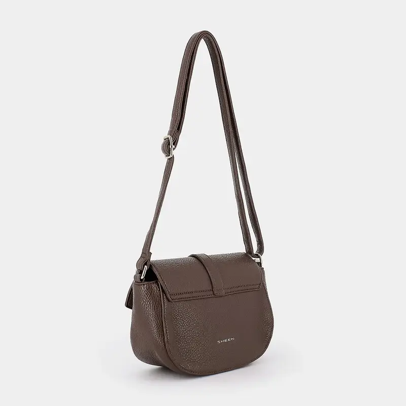 Tracolle Sheen da Donna, marrone miniatura 2