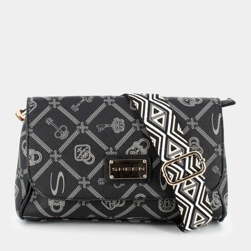 Tracolle Sheen da Donna, nero