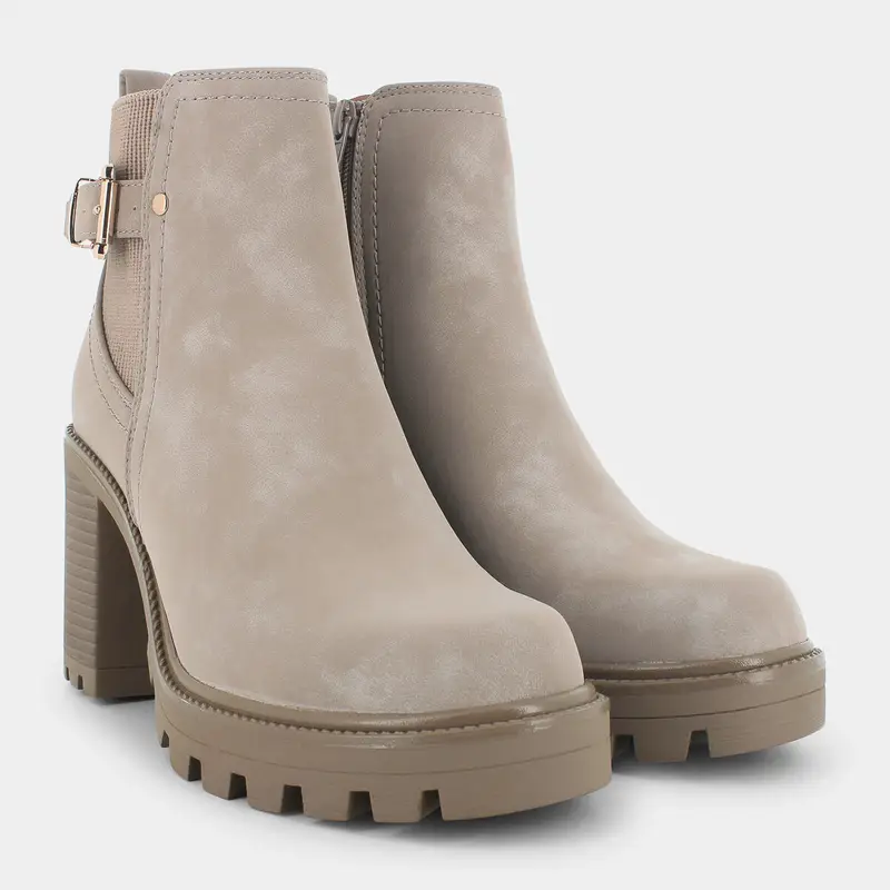 Sheen Tronchetti Donna beige in sintetico e tessuto miniatura 2