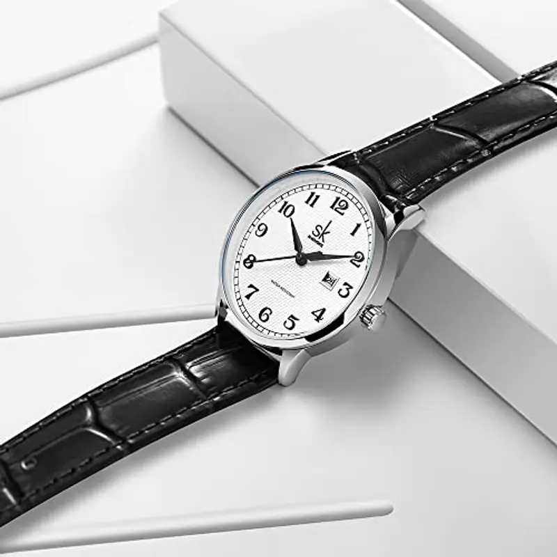SHENGKE SK Orologi da donna Classic Business con cinturino in acciaio inossidabile ed elegante orologio da donna con miniatura 3