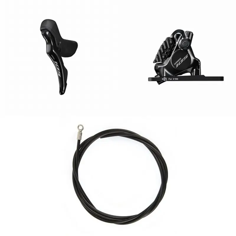 Kit Freni A Disco Bici Sx/Ant Resina C/Aletta X Rotore 160MM TU