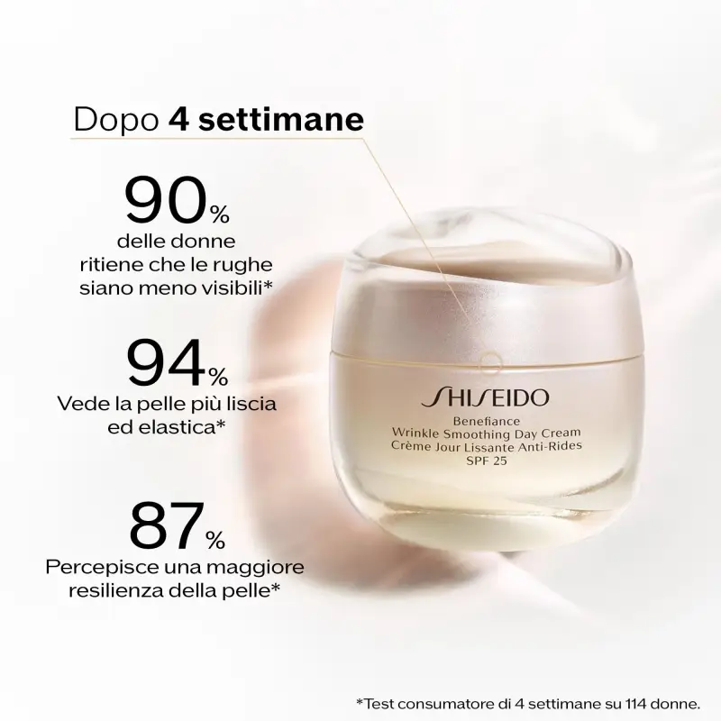 Benefiance Wrinkle Smoothing Day Cream SPF25 - Trattamento antietà pelli mature, Crema antirughe, Crema idratante viso, Crema viso giorno illu miniatura 3