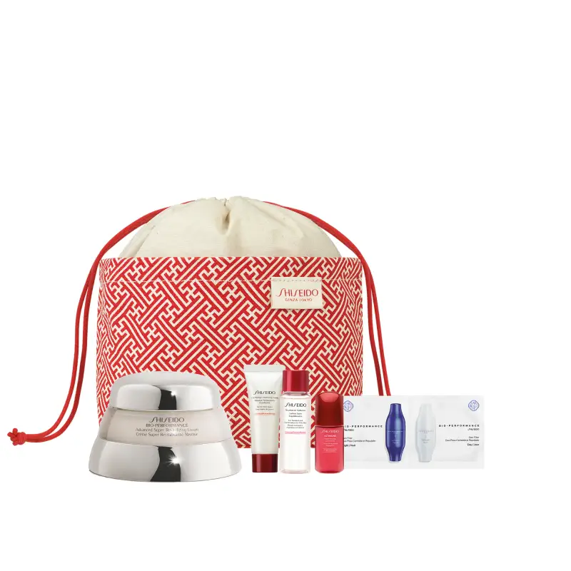 Bio-Performance Bio-Performance Pouch Set - Trattamento antietà pelli mature, Crema antirughe, Cofanetto antirughe miniatura 3