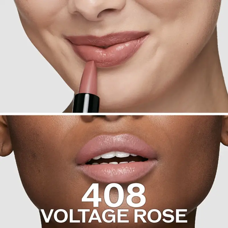 Labbra TechnoSatin Gel Lipstick 408 Voltage Rose - Rossetti miniatura 3