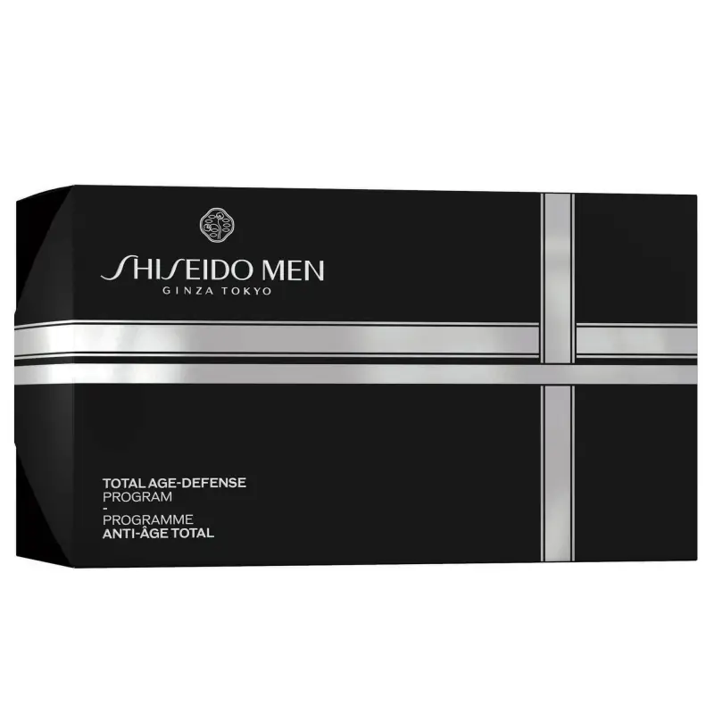 Men Shiseido Men Pouch Set - Trattamento antietà pelli mature, Crema antirughe, Cofanetti regalo per lui miniatura 2