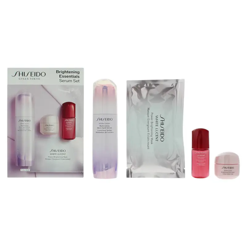 Set Shiseido Brightening Essentials Pigment-Correcting 50 ml + Brightening Essentials Hydrating 10 ml + Brightening Essentials Hydrating Gel 15 ml +